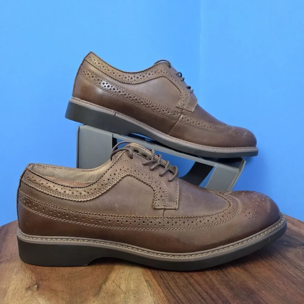 G.H. Bass & Co Classic Windsor Wingtip Brogue Oxford Men's 10.5 Brown Heritage